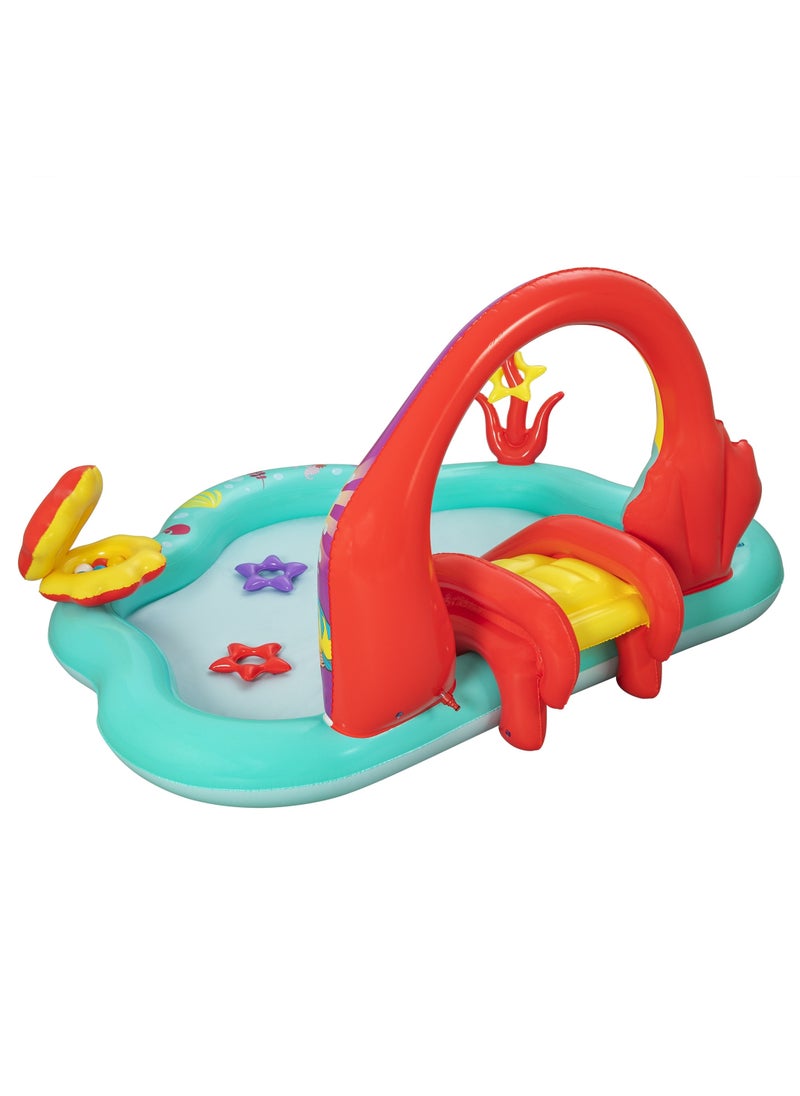 Bestway Inflatable Play Center Little Mermaid 221x193x117cm | Water Play Toys for Toddlers and Kids