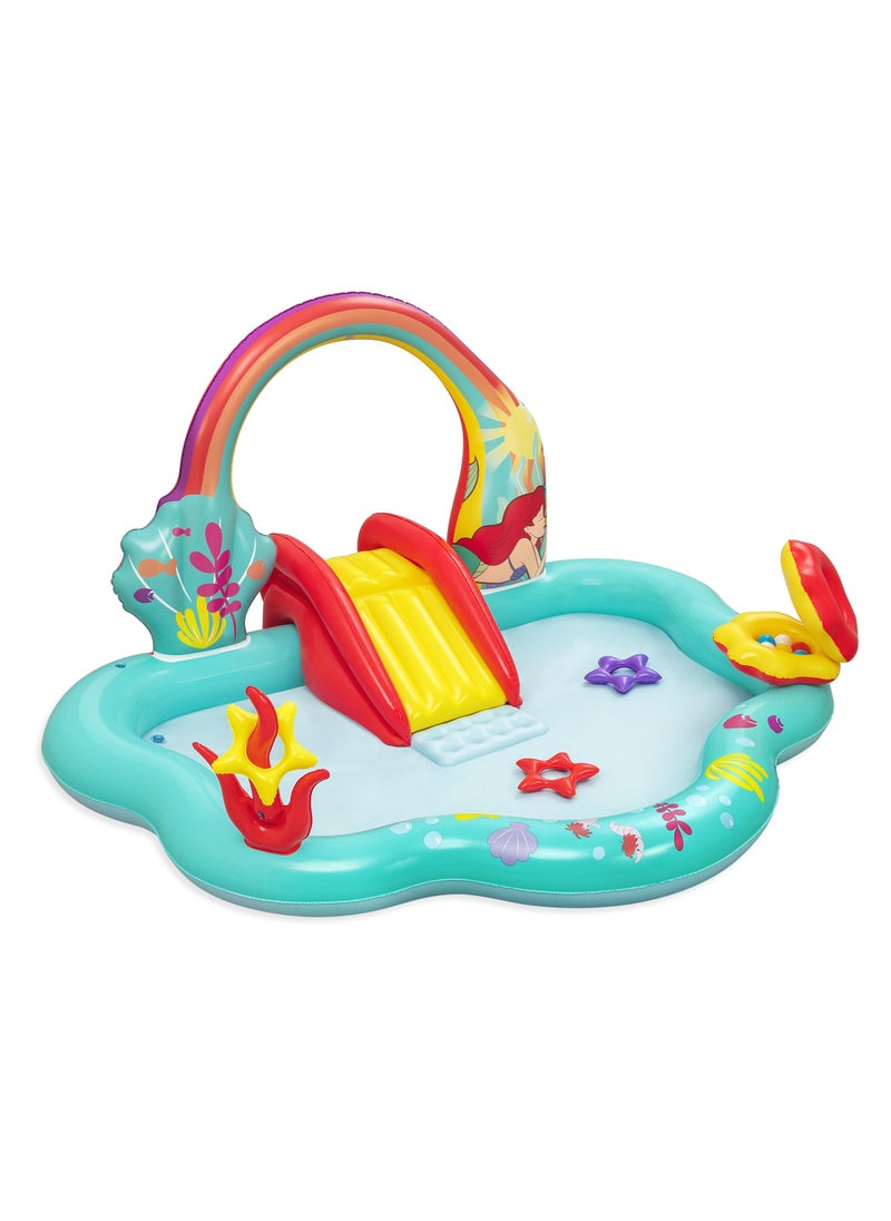 Bestway Inflatable Play Center Little Mermaid 221x193x117cm | Water Play Toys for Toddlers and Kids