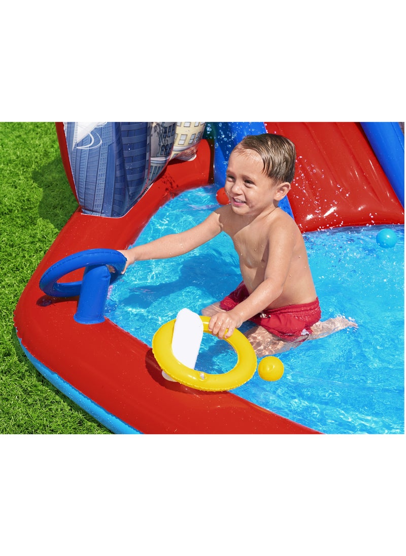 Bestway Inflatable Play Center Spiderman 211x206x127cm | Water Play Toys for Toddlers and Kids