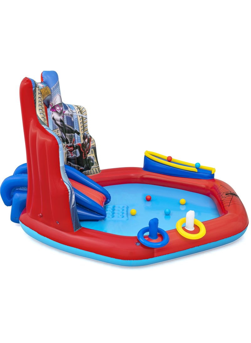 Bestway Inflatable Play Center Spiderman 211x206x127cm | Water Play Toys for Toddlers and Kids