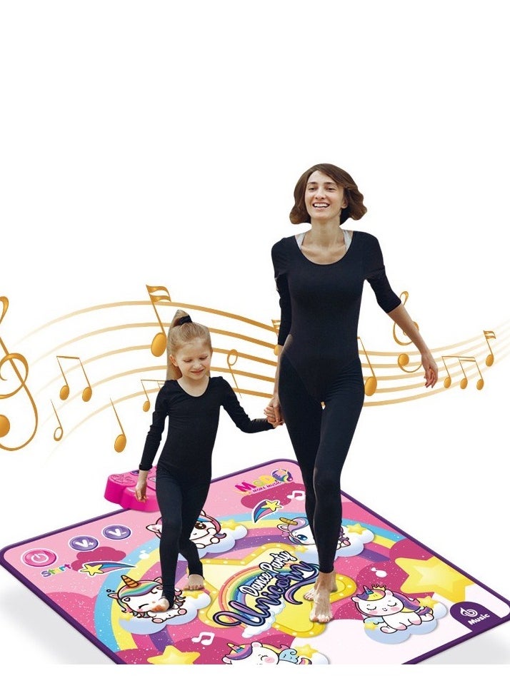 Children's Music Dance Mat, Music Mat Trainer, Jumping Height Growth Fitness Mat, Game Mat Toy, Electronic Music Mat, Children's Fitness, Children's Gift