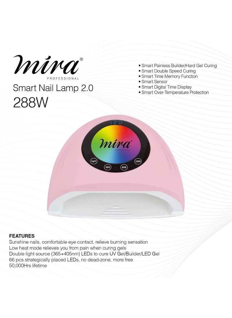 ZY-D03 Mira Professional Nail Gel Polish UV LED Nail Dryer Lamp