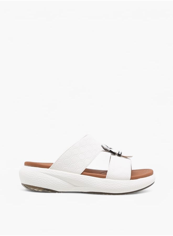 Boys Textured Slip-On Arabic Sandal