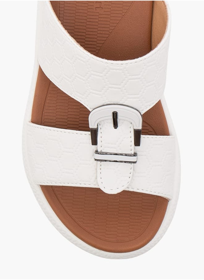 Boys Textured Slip-On Arabic Sandal