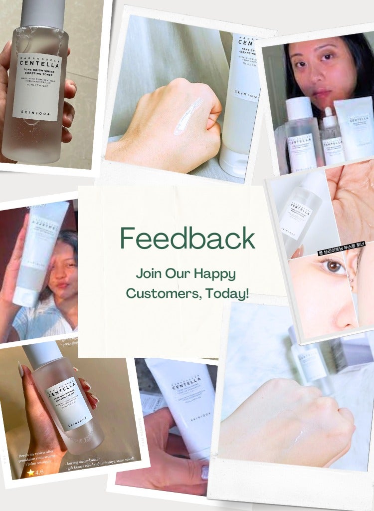 SKIN1004 Madagascar Centella Tone Brightening Boosting Foam & Toner – Gentle Cleansing & Hydrating Toner Duo for Radiant Skin 335ml