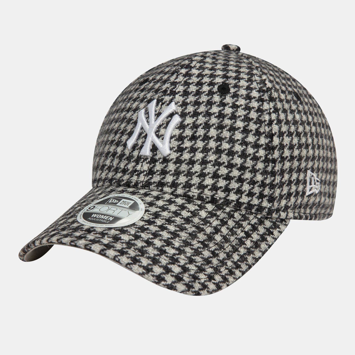 Women's MLB New York Yankees Houndstooth Collection 9FORTY Cap