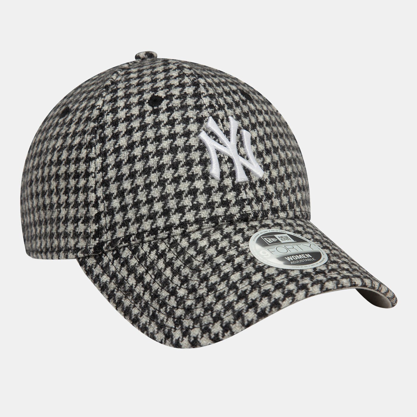 Women's MLB New York Yankees Houndstooth Collection 9FORTY Cap