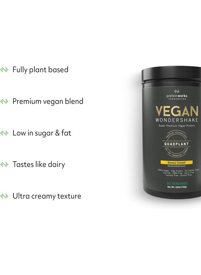 Vegan Wondershake Vegan Shake Multi Award Winning Vegan Powder Amazing Taste 30 Servings Double Chocolate