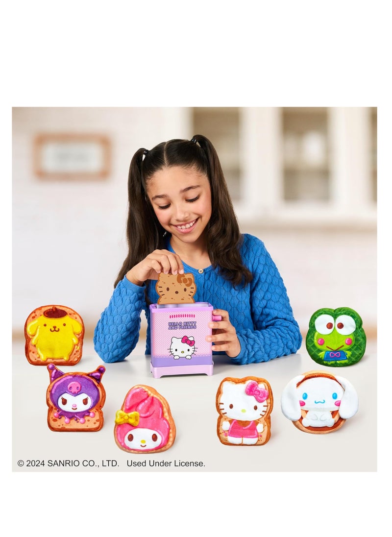 Cookeez Makery Hello Kitty Toasty Treatz Surprise Plush - 1 Piece Only, Assorted/Character May Vary