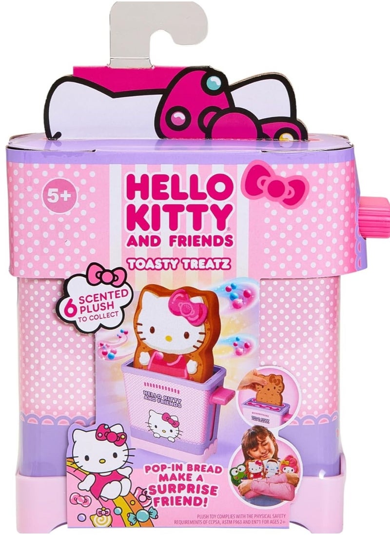 Cookeez Makery Hello Kitty Toasty Treatz Surprise Plush - 1 Piece Only, Assorted/Character May Vary