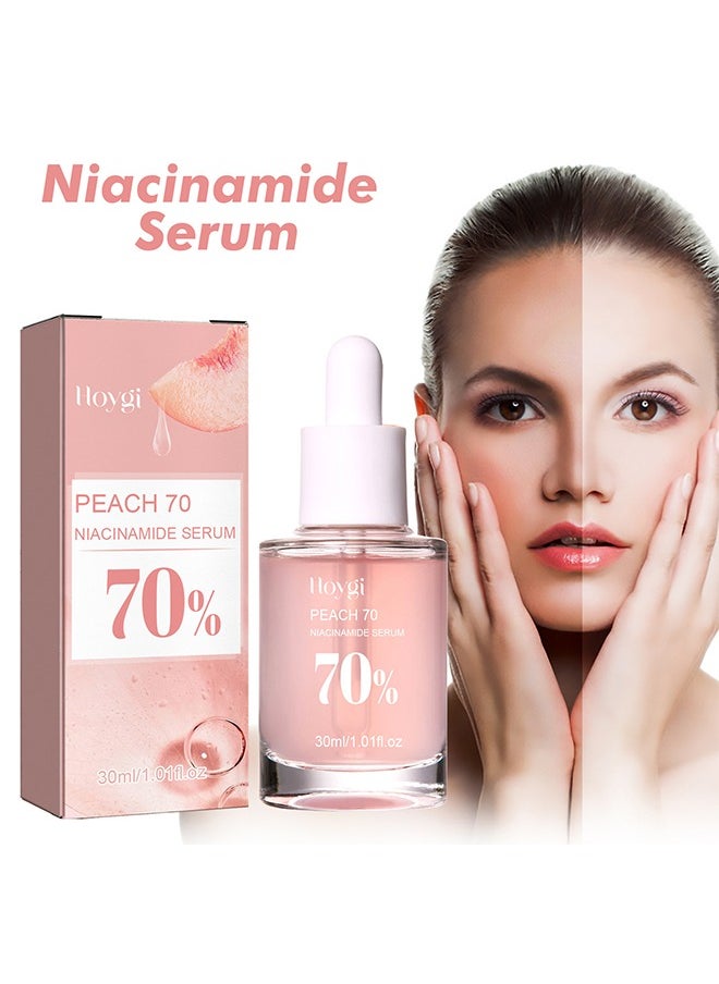 Peach 70 Niacinamide Serum 70%,Brightening Face Serum 30ml