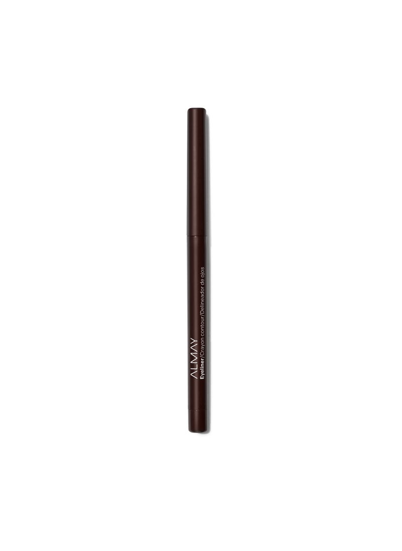 Almay AllDay Eyeliner Pencil Hypoallergenic CrueltyFree SmudgeProof Ophthalmologist Tested Long Wearing and Water Resistant 209 Black Raisin 001 oz