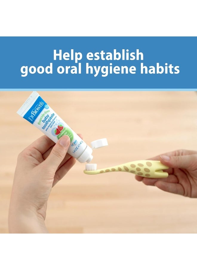 Dr Browns Infant-to-Toddler Toothbrush, Giraffe