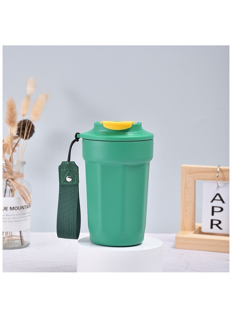 450ml Creative Portable 304 Stainless Steel Coffee Thermos Cup