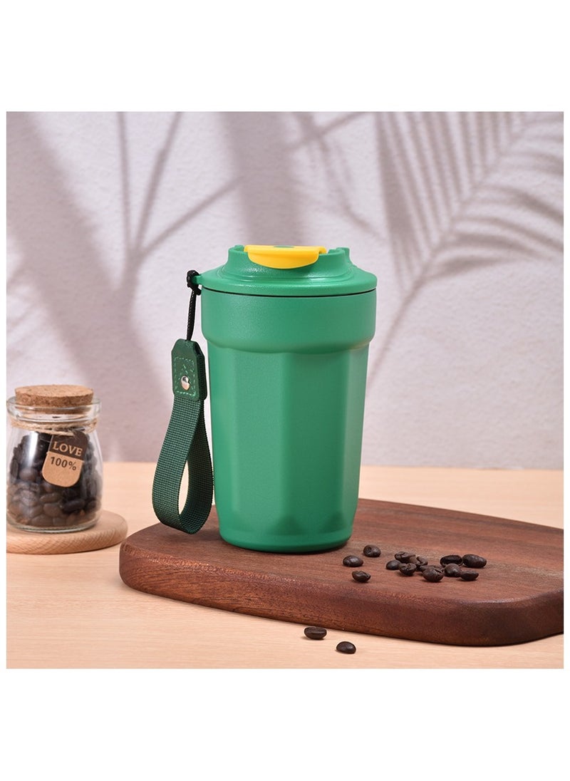 450ml Creative Portable 304 Stainless Steel Coffee Thermos Cup