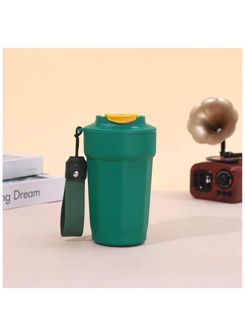 450ml Creative Portable 304 Stainless Steel Coffee Thermos Cup