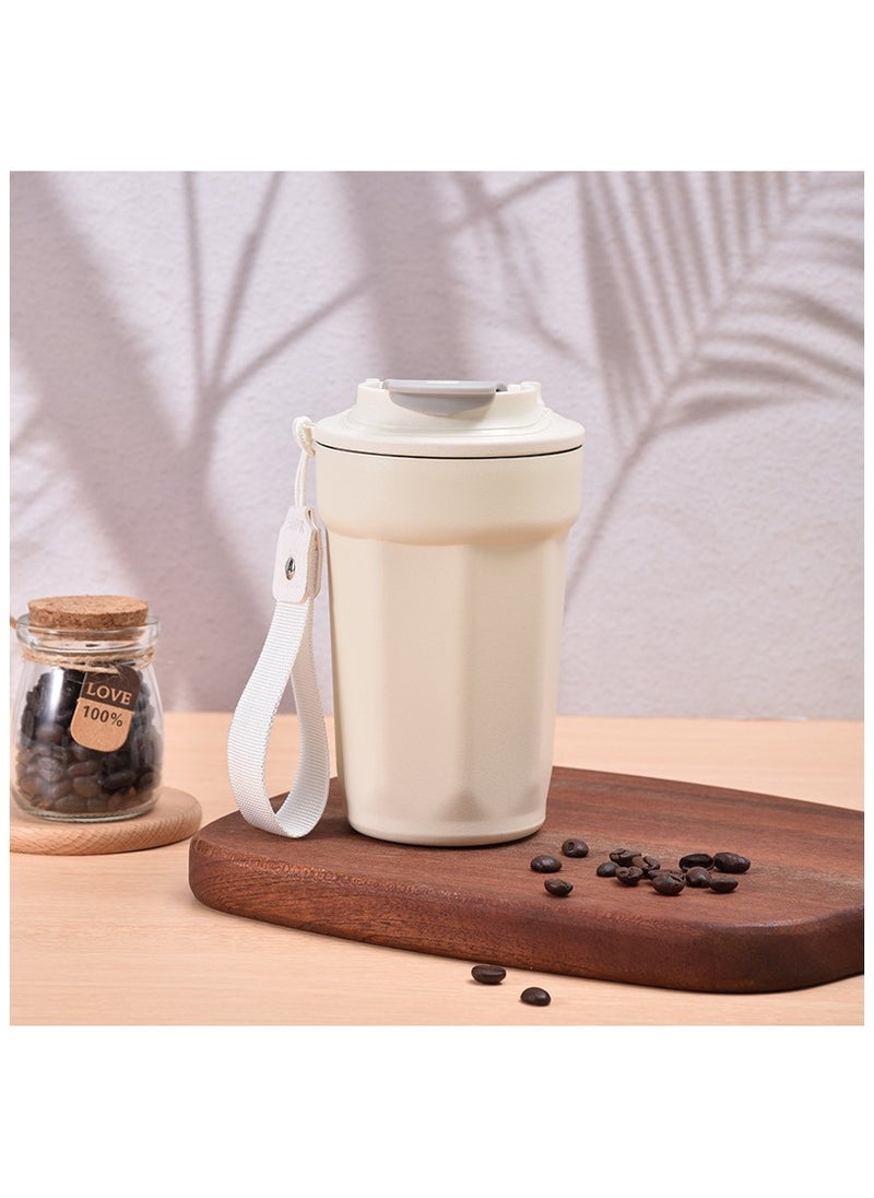 450ml Creative Portable 304 Stainless Steel Insulated Coffee Mug