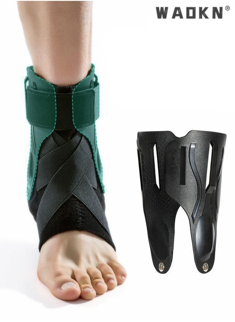 Ankle Brace, Ankle Support Brace for Ankle Sprains,Ankle Braces for Men Women,Ankle Support Sprained Ankle Brace for Basketball Soccer Volleyball,Ankle Wrap Support for Ankle Injury Recovery- L