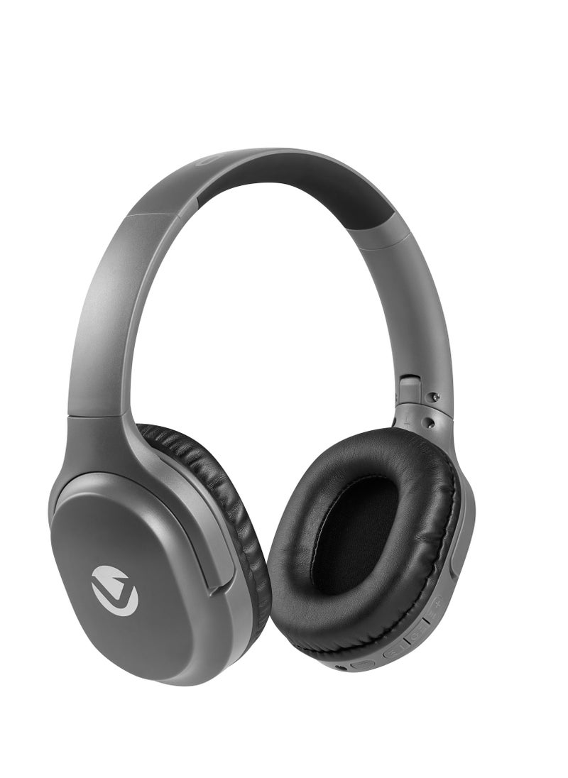 Volkano Pebble Series Bluetooth Headphones - Dark Grey