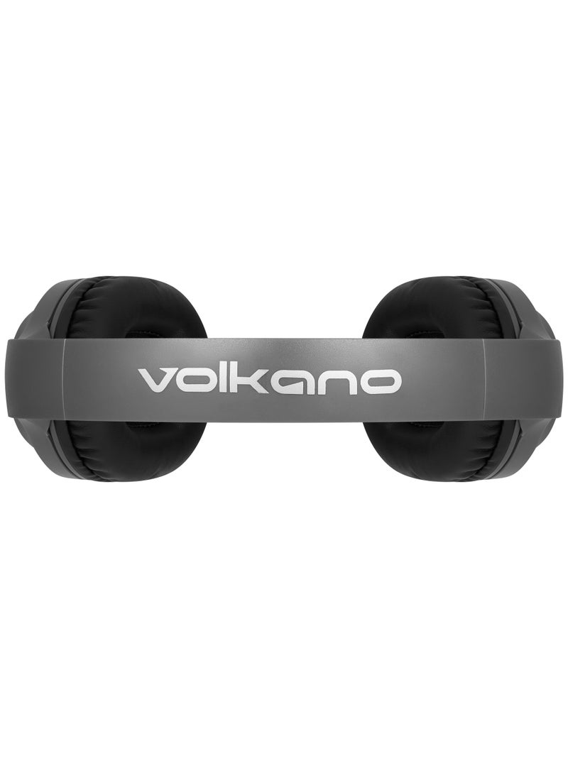 Volkano Pebble Series Bluetooth Headphones - Dark Grey