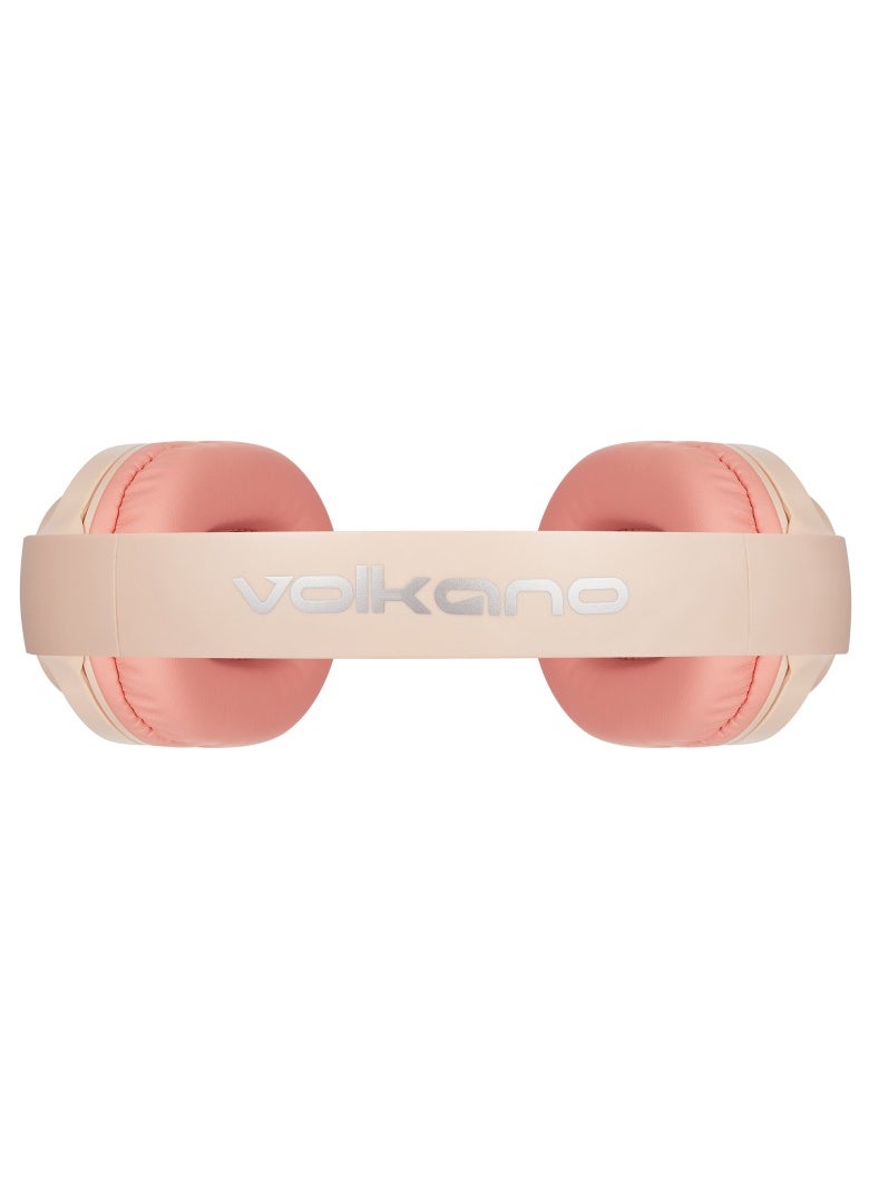 Volkano Pebble Series Bluetooth Headphones - Apricot