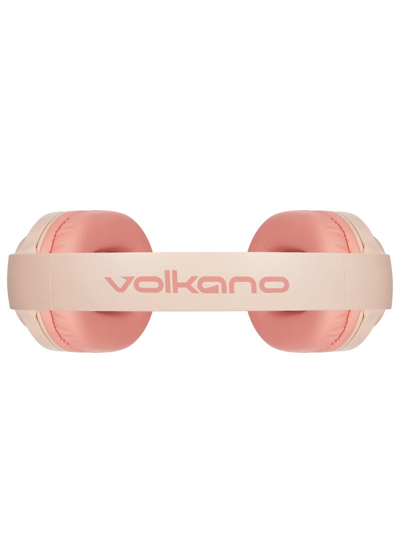Volkano Pebble Series Bluetooth Headphones - Apricot