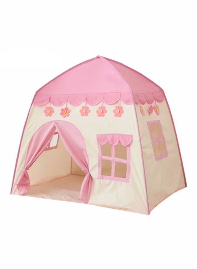 Large Kids Tent House Indoor,Toddler Play Tent With Birthday Party Decoration,Indoor Outdoor Play house for Baby Princess Castle Tent,Kids Indoor Room Toys for Boys Girls  130 * 100 * 130CM