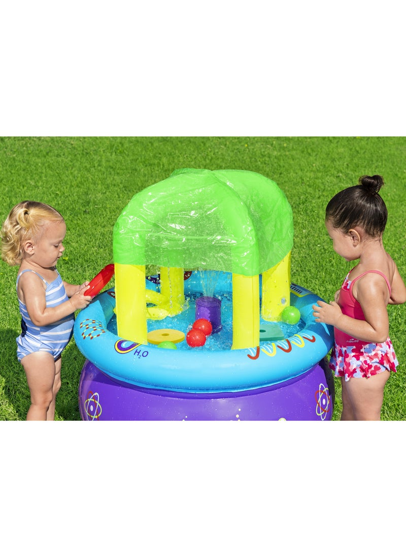 Bestway Playcenter Lil LearnLab Water Table 76x76x88cm | Inflatable Toys | Educational and Learning Water Toy | Perfect for Toddlers and Kids
