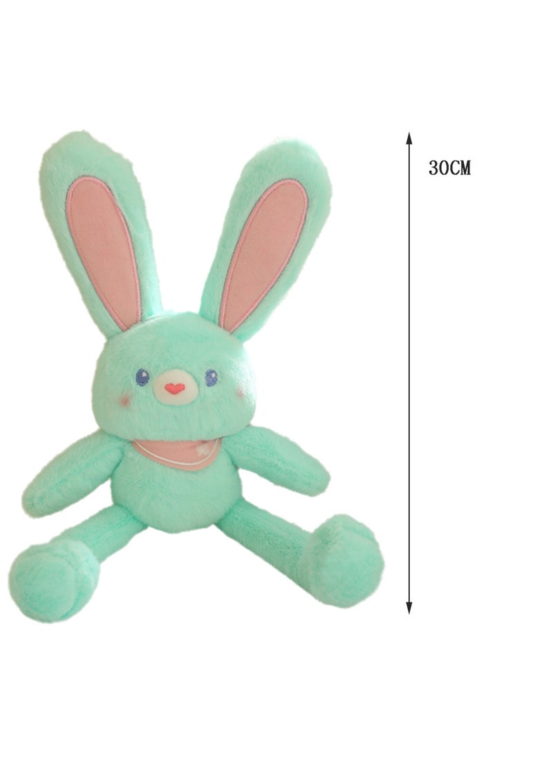 30 CM Cute Cartoon Rabbit Plush Toy Soft Stuffed Animal Doll For Girls And Boys All Ages Gift（Style 4）