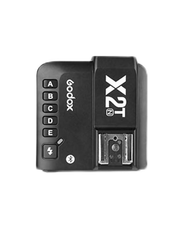 Wireless Flash Trigger, High Speed Flasher Trigger With 5 Dedicated Group Button And 3 Function Button, Bluetooth Connection Portable Camera Flash Control Device, (1pc, X2TN For Nikon Camera)