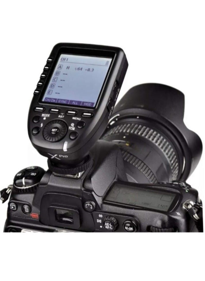XPROS 2.4G Wireless Flash Trigger, High Speed Sync Flash Transmitter, Extra Large LCD Screen Flash Control Trigger With Stable And Seamless Connection, (XPROS, For Sony Camera)