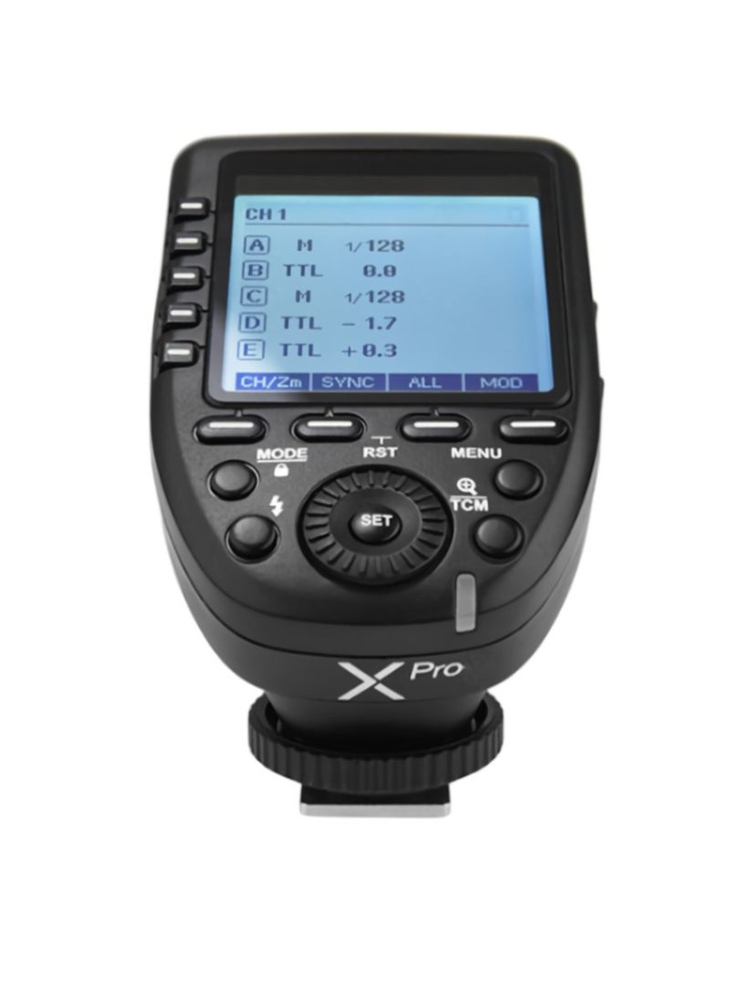 XPROS 2.4G Wireless Flash Trigger, High Speed Sync Flash Transmitter, Extra Large LCD Screen Flash Control Trigger With Stable And Seamless Connection, (XPROS, For Sony Camera)