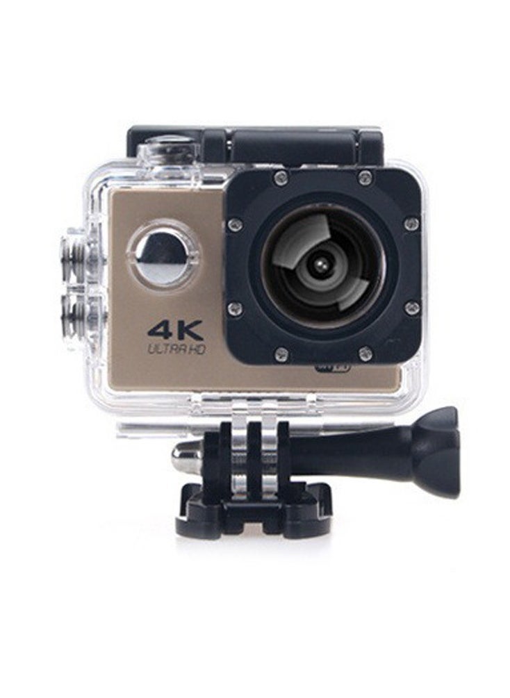 4K Action Camera, Outdoor Waterproof Sports Camera, IPS Real Color Touchscreen Photography Camera, Adjustable View Angle WIFI Camera With Time Lapse Slow Motion, (1pc, Brown)