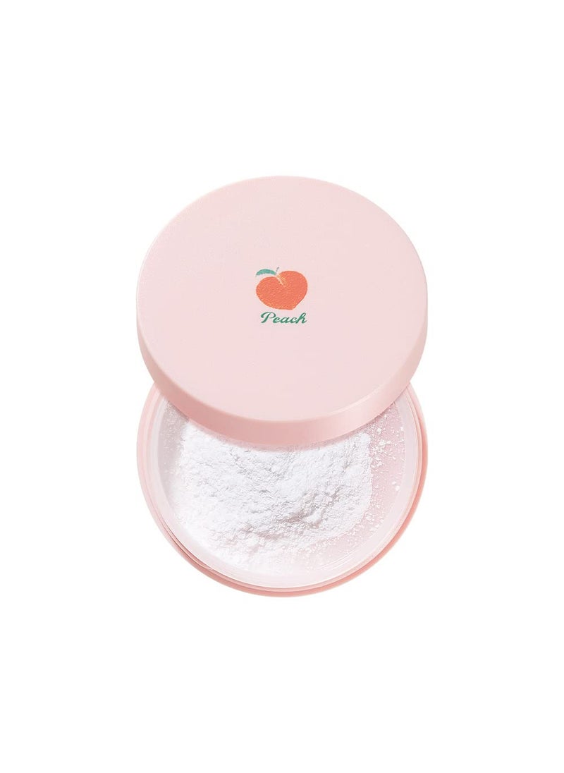 SKINFOOD Peach Cotton Multi Finish Powder 5g  Korean Peach Extract  Calamin Sebum Control Face Powder  Silky Setting Powder  Setting Powder for Oily Skin  Sweet Peach Scent for Soft Skin