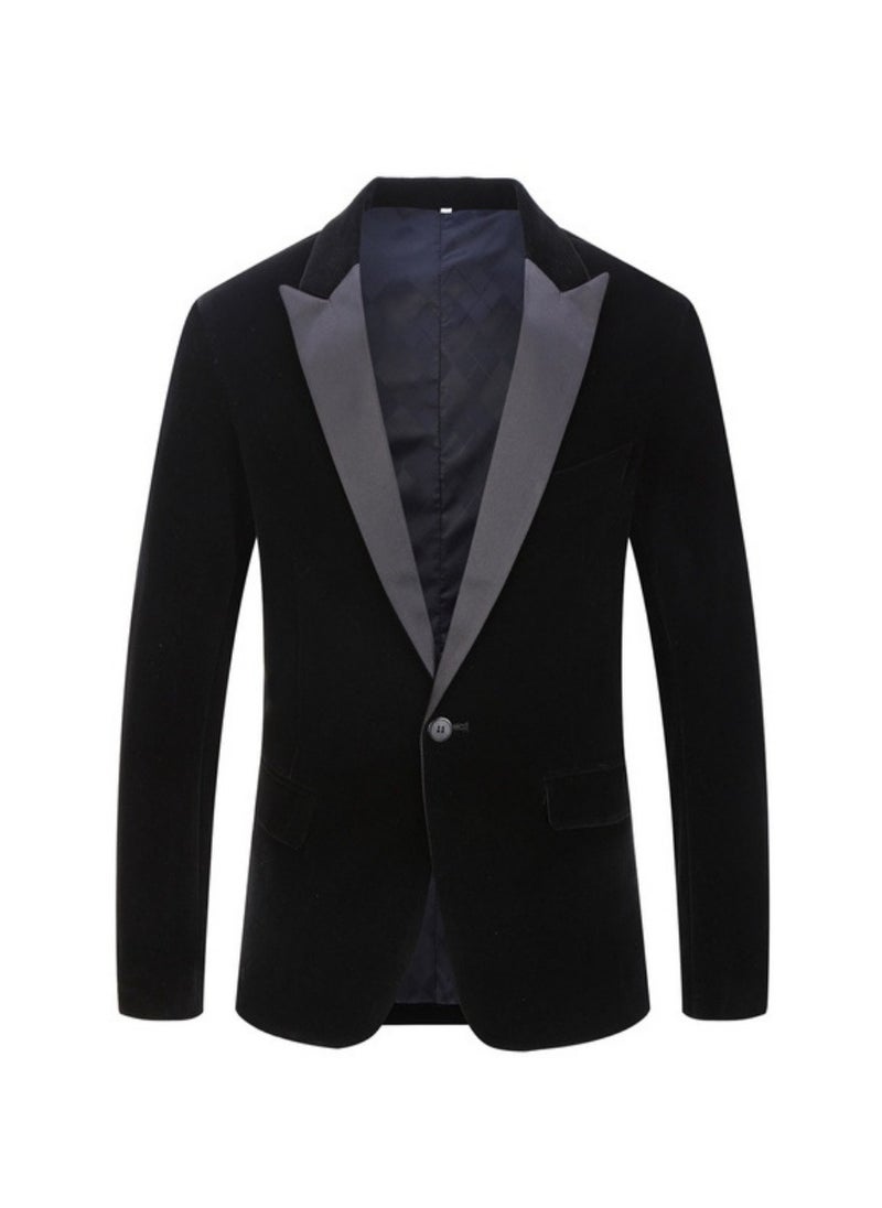 Flat Velvet Suit Jacket