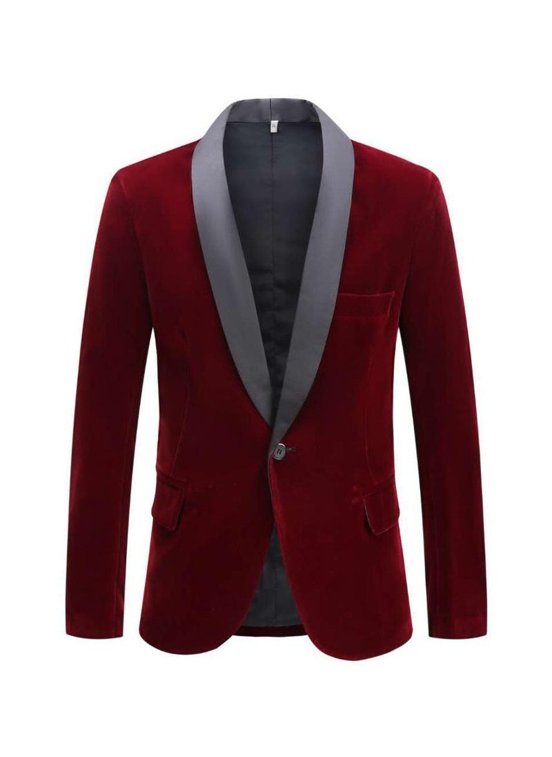 Flat Velvet Suit Jacket