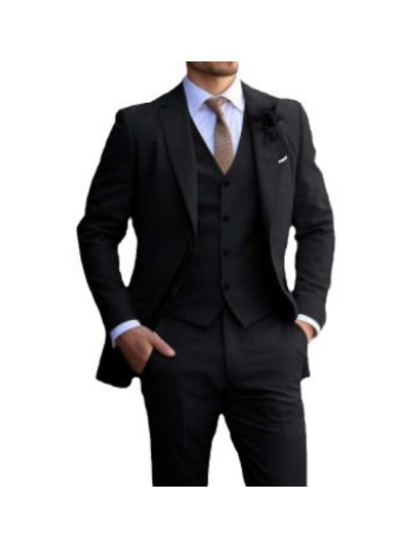 Business Casual Suit Three-piece Set