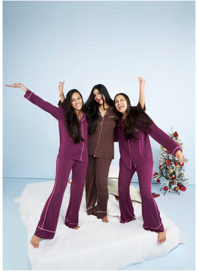 Luxe Dark Cocoa Modal Sleep Pajamas