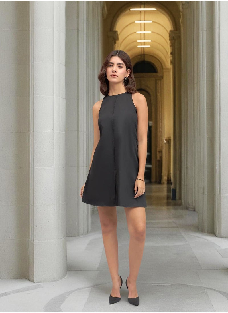 Sleeveless A-Line Dress