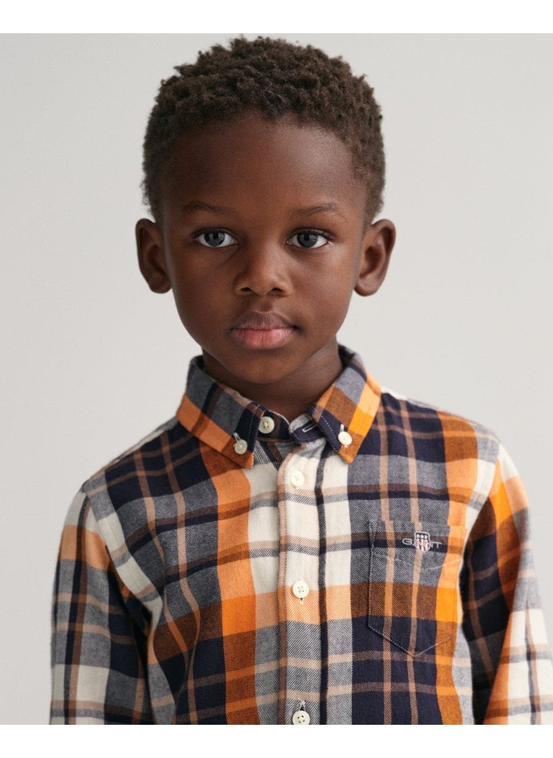 Gant Kids Shield Checked Shirt
