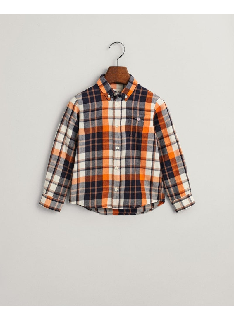 Gant Kids Shield Checked Shirt