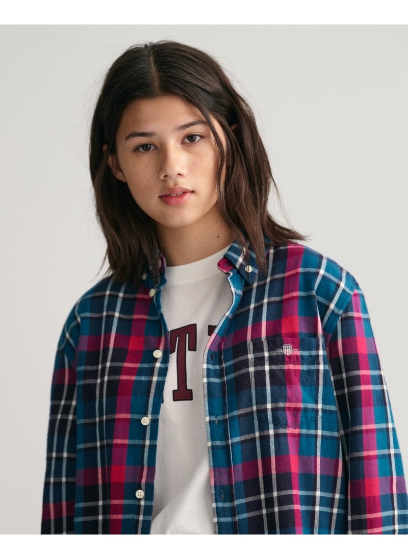 Gant Teens Shield Shield Checked Shirt