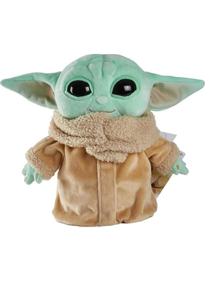 ​Star Wars Plush Toy, Grogu Soft Doll from The Mandalorian, 8-inch Figure, Collectible Stuffed Animals for Kids​​​