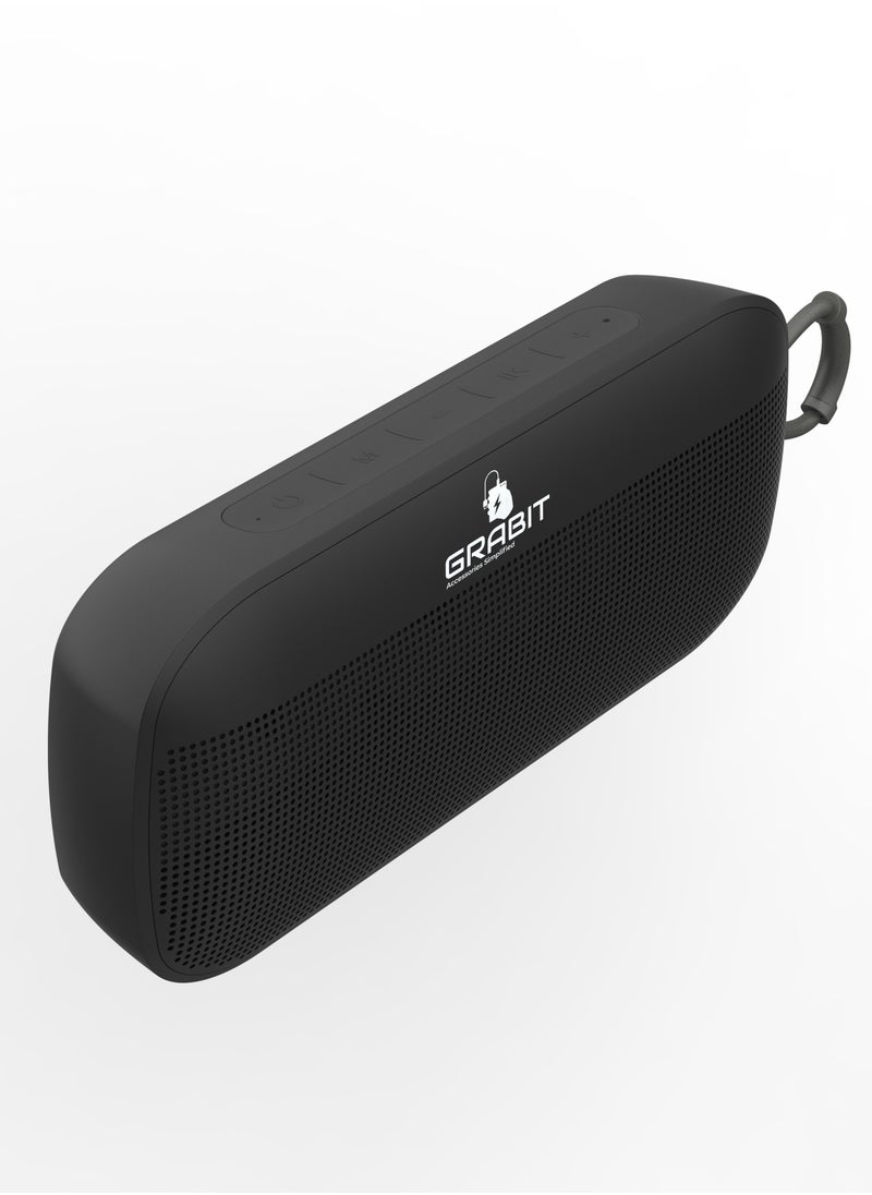 G-ROCK 5W Bluetooth Speaker – Compact & Powerful Experience clear stereo sound with Bluetooth 5.2, dual 52mm speakers, and a 1200mAh battery for 3-4 hours of playtime. Lightweight (0.5kg) and travel-friendly, it’s perfect for home, office, and outdoor use. Compatible with iPhone, Samsung, OnePlus, Xiaomi, Huawei, Google Pixel, iPads, MacBooks, and more.