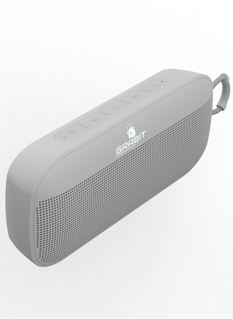 G-ROCK 5W Bluetooth Speaker – Compact & Powerful Experience clear stereo sound with Bluetooth 5.2, dual 52mm speakers, and a 1200mAh battery for 3-4 hours of playtime. Lightweight (0.5kg) and travel-friendly, it’s perfect for home, office, and outdoor use. Compatible with iPhone, Samsung, OnePlus, Xiaomi, Huawei, Google Pixel, iPads, MacBooks, and more.