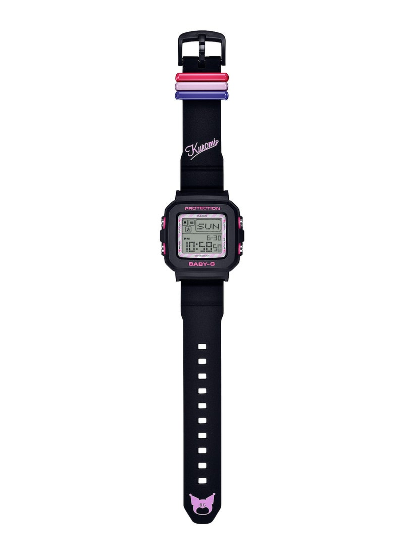 BABY-G＋PLUS KUROMI COLLABORATION MODEL BGD-10KKM-1DR Girls Watch