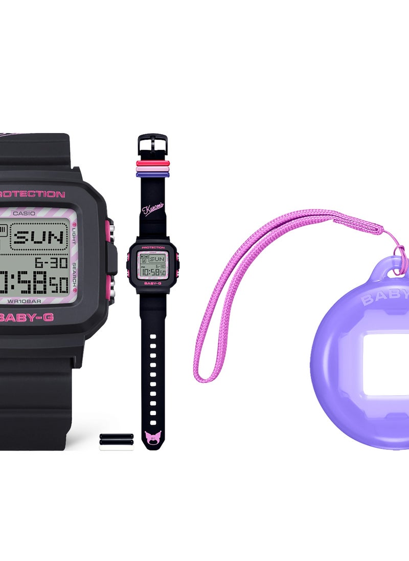 BABY-G＋PLUS KUROMI COLLABORATION MODEL BGD-10KKM-1DR Girls Watch