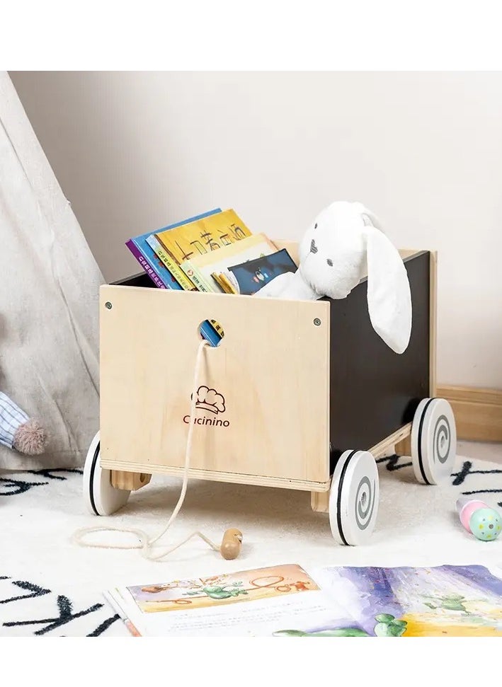 Factory Price Kids Wooden Toy Storage Box