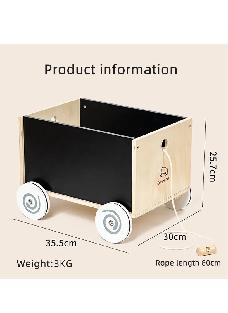 Factory Price Kids Wooden Toy Storage Box