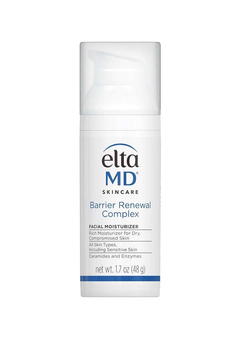 EltaMD Barrier Renewal Complex Face Moisturizer for Dry Skin, Sensitive Skin Moisturizer for Face, 1.7 oz Pump